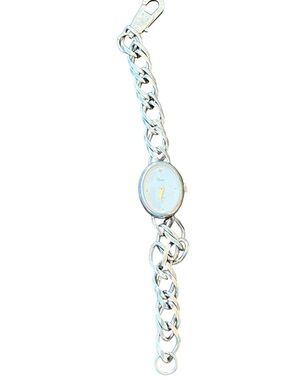 Timex silver bracelet chain watch